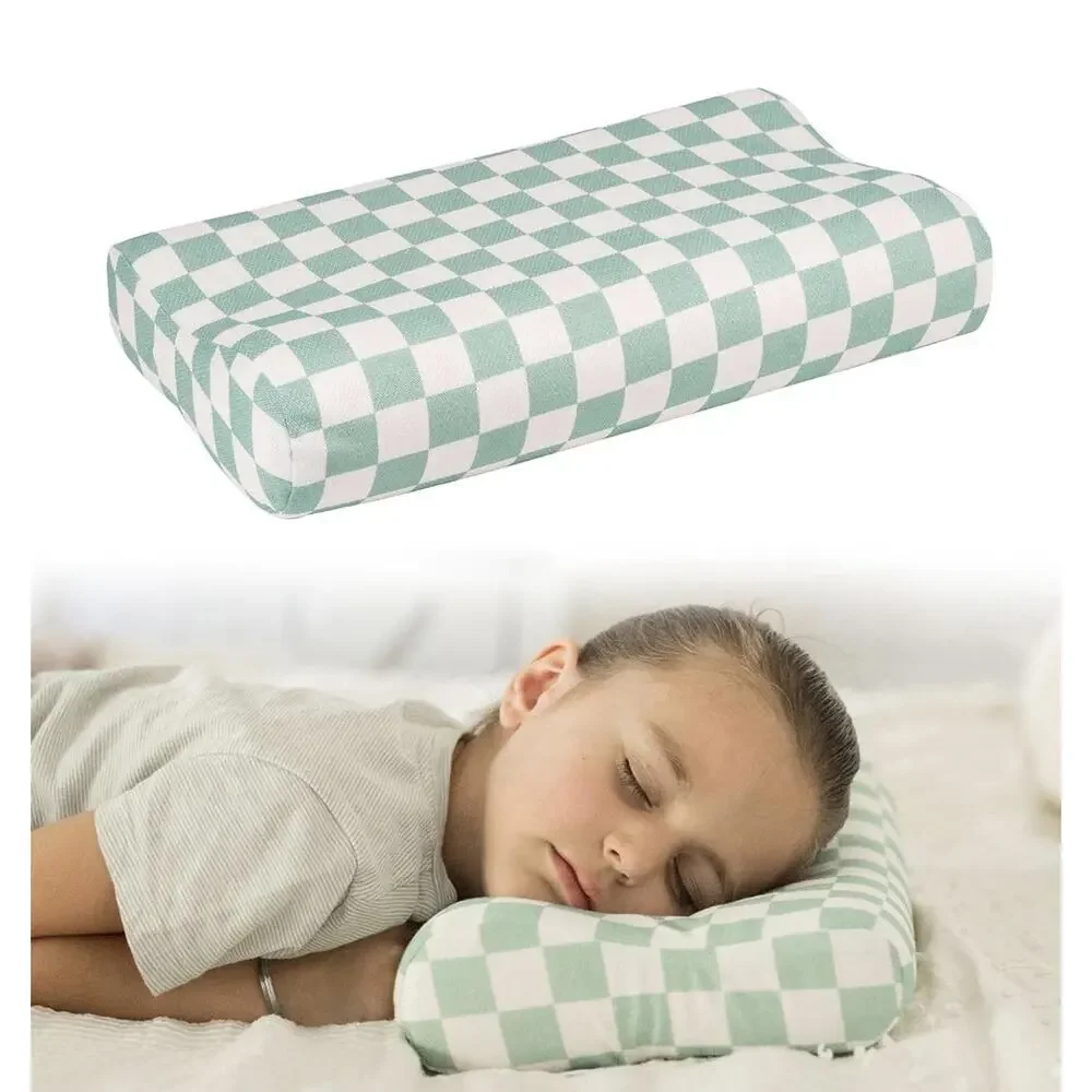Tiny Twinkle Toddler Pillow, Ergonomic Shape w/Resilient, Cloud-Like Memory Foam
